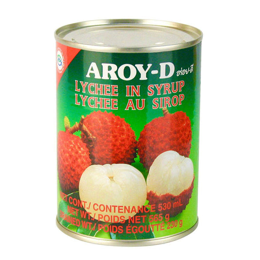 Aroy-D Lychee In Syrup 530ml - The Snacks Box - Asian Snacks Store - The Snacks Box - Korean Snack - Japanese Snack