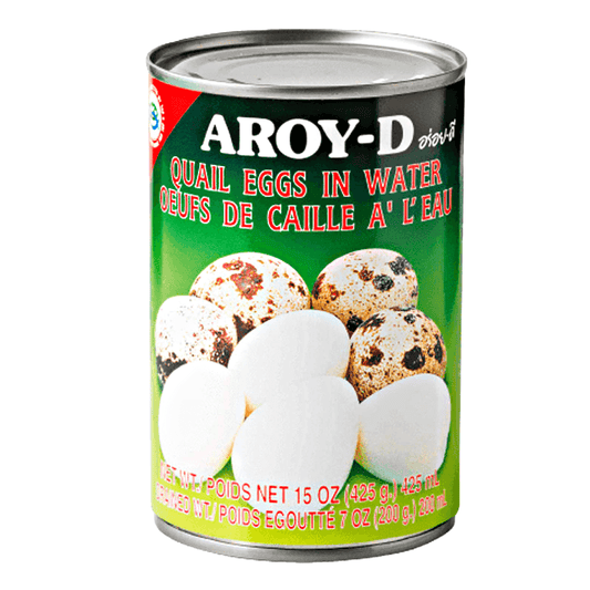 Aroy-D Quail Eggs In Water 425g - The Snacks Box - Asian Snacks Store - The Snacks Box - Korean Snack - Japanese Snack