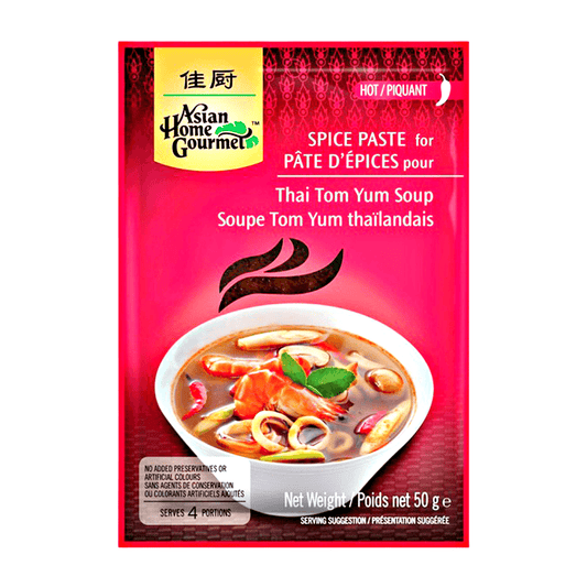 Asian Home Gourmet Thai Tom Yum Soup 50g - The Snacks Box - Asian Snacks Store - The Snacks Box - Korean Snack - Japanese Snack