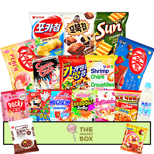 Asian Snack Box - The Snacks Box - Asian Snacks Store - The Snacks Box - Korean Snack - Japanese Snack