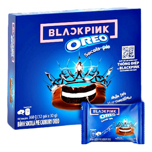 Blackpink x Oreo Socola-pie Original 11x27.6g - The Snacks Box - Asian Snacks Store - The Snacks Box - Korean Snack - Japanese Snack