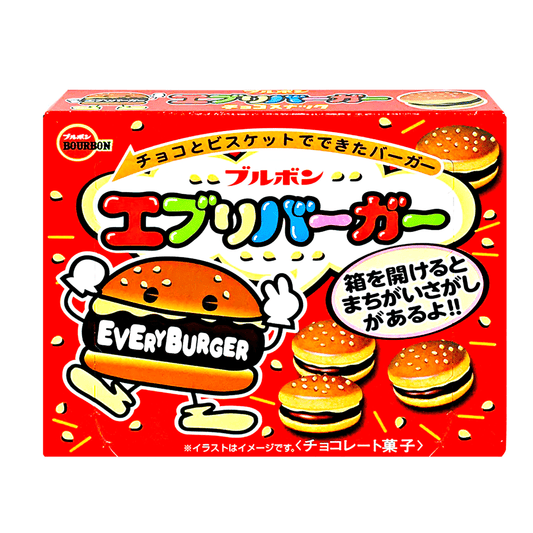 Bourbon Every Burger Cookies 66g - The Snacks Box - Asian Snacks Store - The Snacks Box - Korean Snack - Japanese Snack