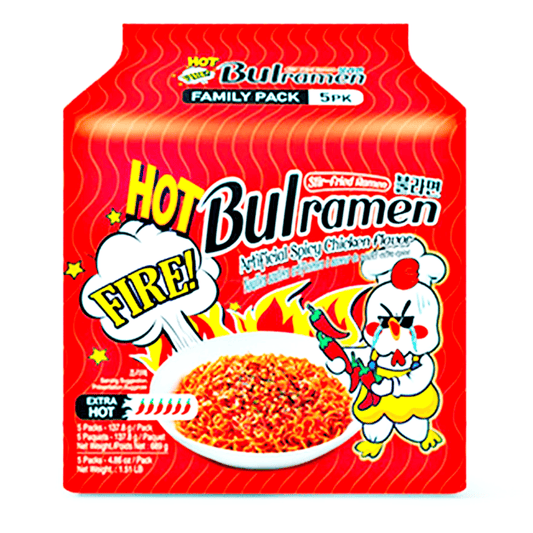 Bulramen Stir-fried Ramen Extra Hot - The Snacks Box - Asian Snacks Store - The Snacks Box - Korean Snack - Japanese Snack