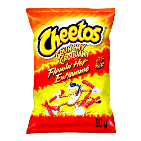 Cheetos Crunchy Flamin' Hot Cheese Flavoured Snacks 285g - The Snacks Box - Asian Snacks Store - The Snacks Box - Korean Snack - Japanese Snack