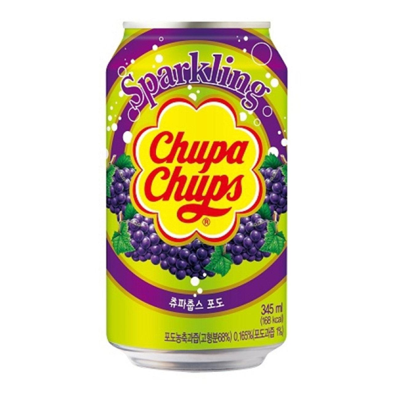 Chupa Chups Sparkling Carbonated Drink Grape - The Snacks Box - Asian Snacks Store - The Snacks Box - Korean Snack - Japanese Snack