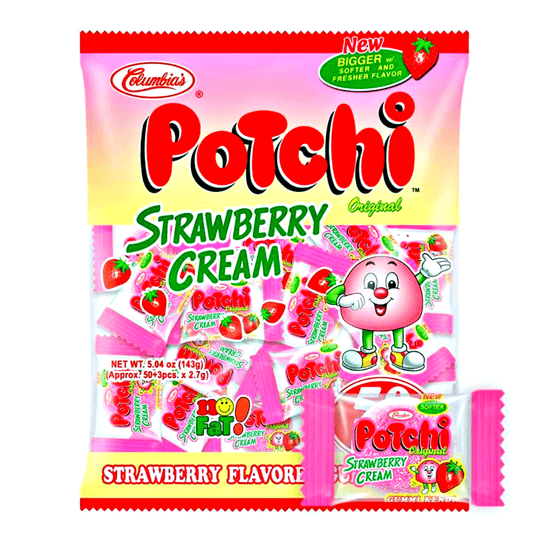 Columbia’s Potchi Strawberry Cream Gummy 135g - The Snacks Box - Asian Snacks Store - The Snacks Box - Korean Snack - Japanese Snack