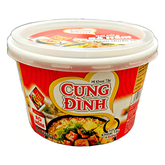 Cung Dinh Stewed Beef Potato Noodle Bowl 77g - The Snacks Box - Asian Snacks Store - The Snacks Box - Korean Snack - Japanese Snack