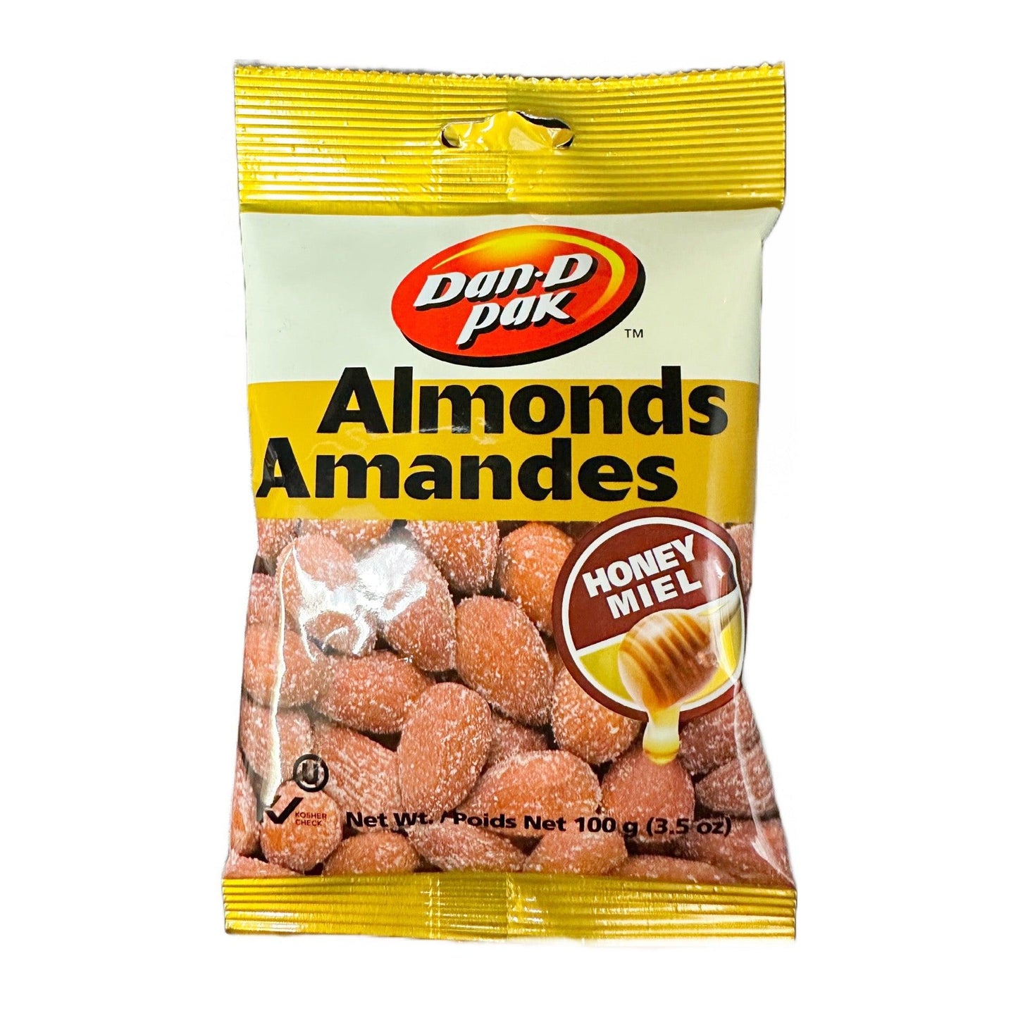 Dan D Pak Almonds Honey(100G) - The Snacks Box - Asian Snacks Store - The Snacks Box - Korean Snack - Japanese Snack