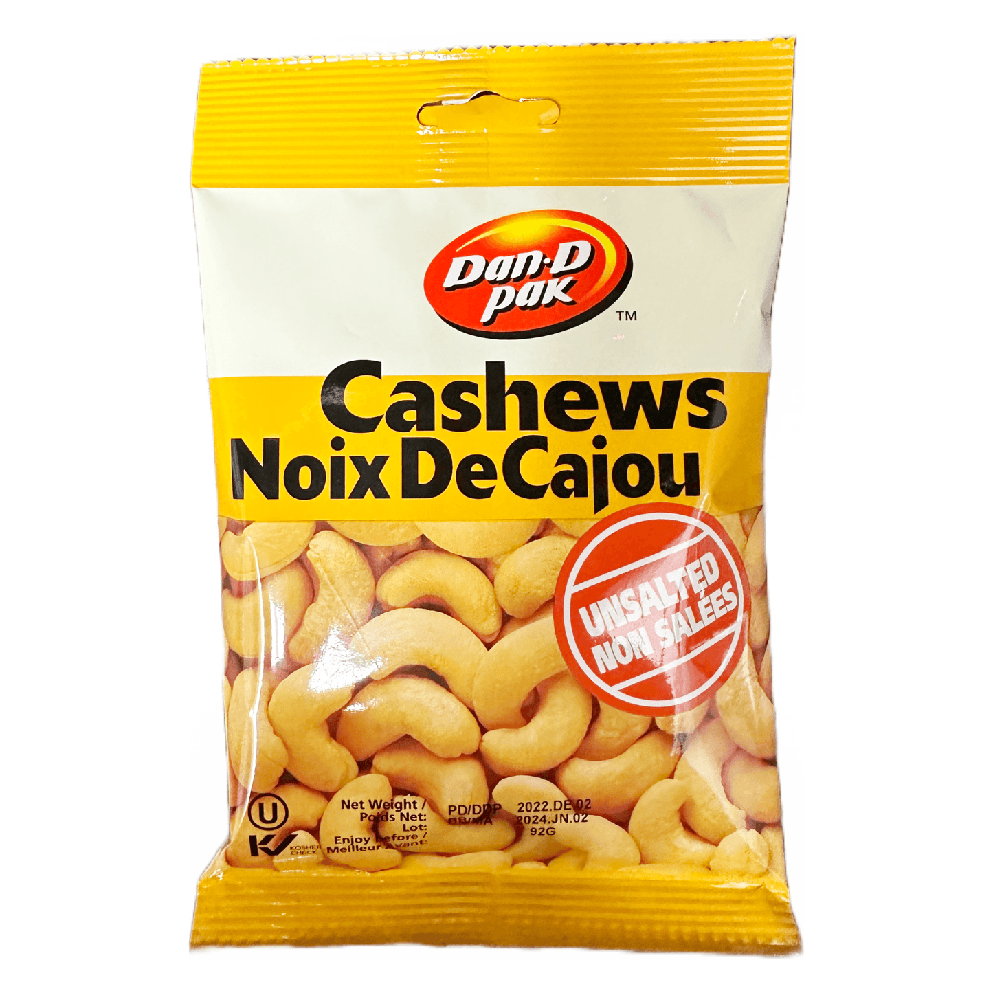 Dan D Pak Cashews Unsalted 100g - The Snacks Box - Asian Snacks Store - The Snacks Box - Korean Snack - Japanese Snack