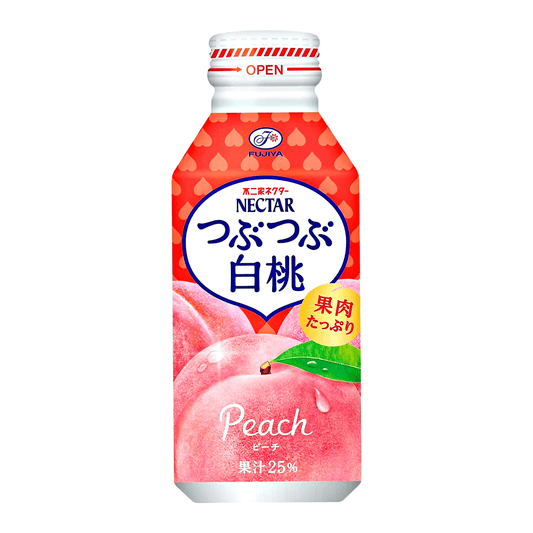 Fujiya Peach Nectar 380ml - The Snacks Box - Asian Snacks Store - The Snacks Box - Korean Snack - Japanese Snack