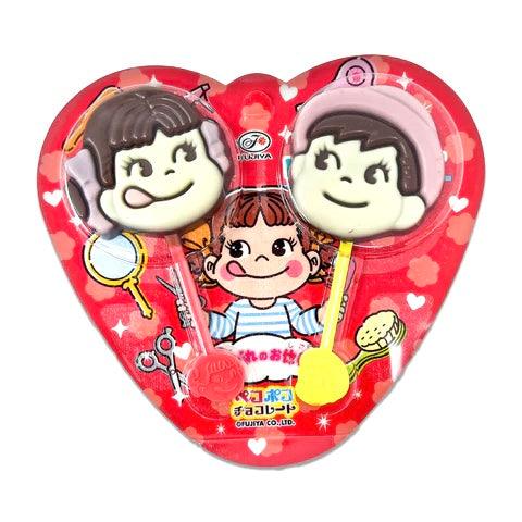 Fujiya Peko Poko Chocolate Lollipop - The Snacks Box - Asian Snacks Store - The Snacks Box - Korean Snack - Japanese Snack