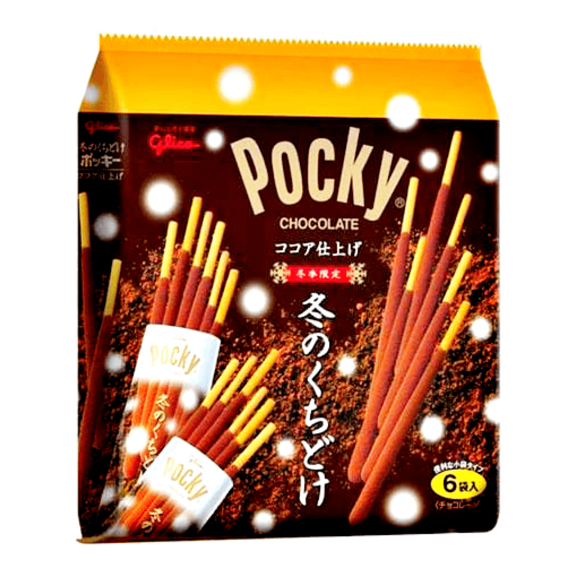 Glico Pocky Winter Chocolate Biscuit Sticks 140g - The Snacks Box - Asian Snacks Store - The Snacks Box - Korean Snack - Japanese Snack