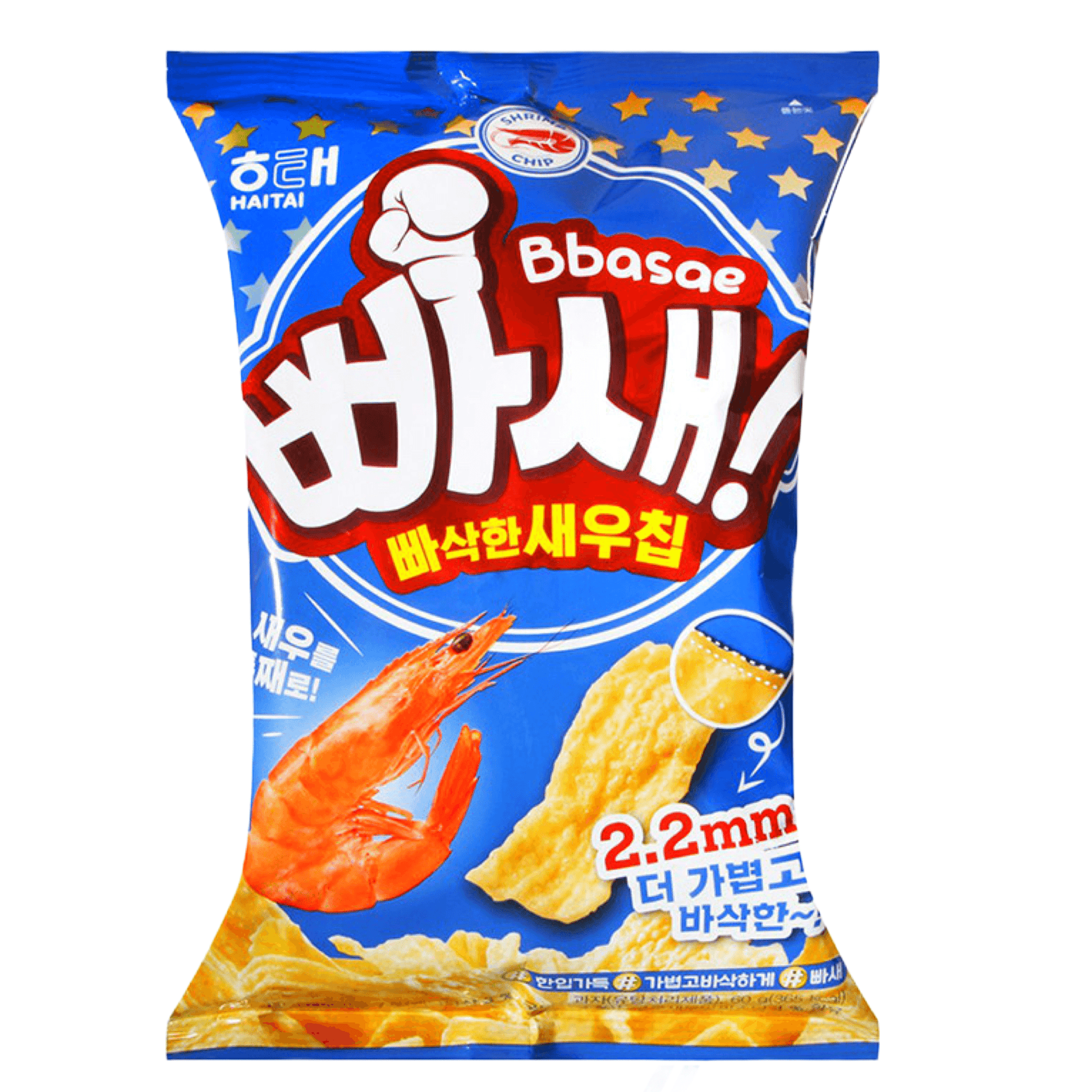 Haitai Crispy Shrimp 60g - The Snacks Box - Asian Snacks Store - The Snacks Box - Korean Snack - Japanese Snack