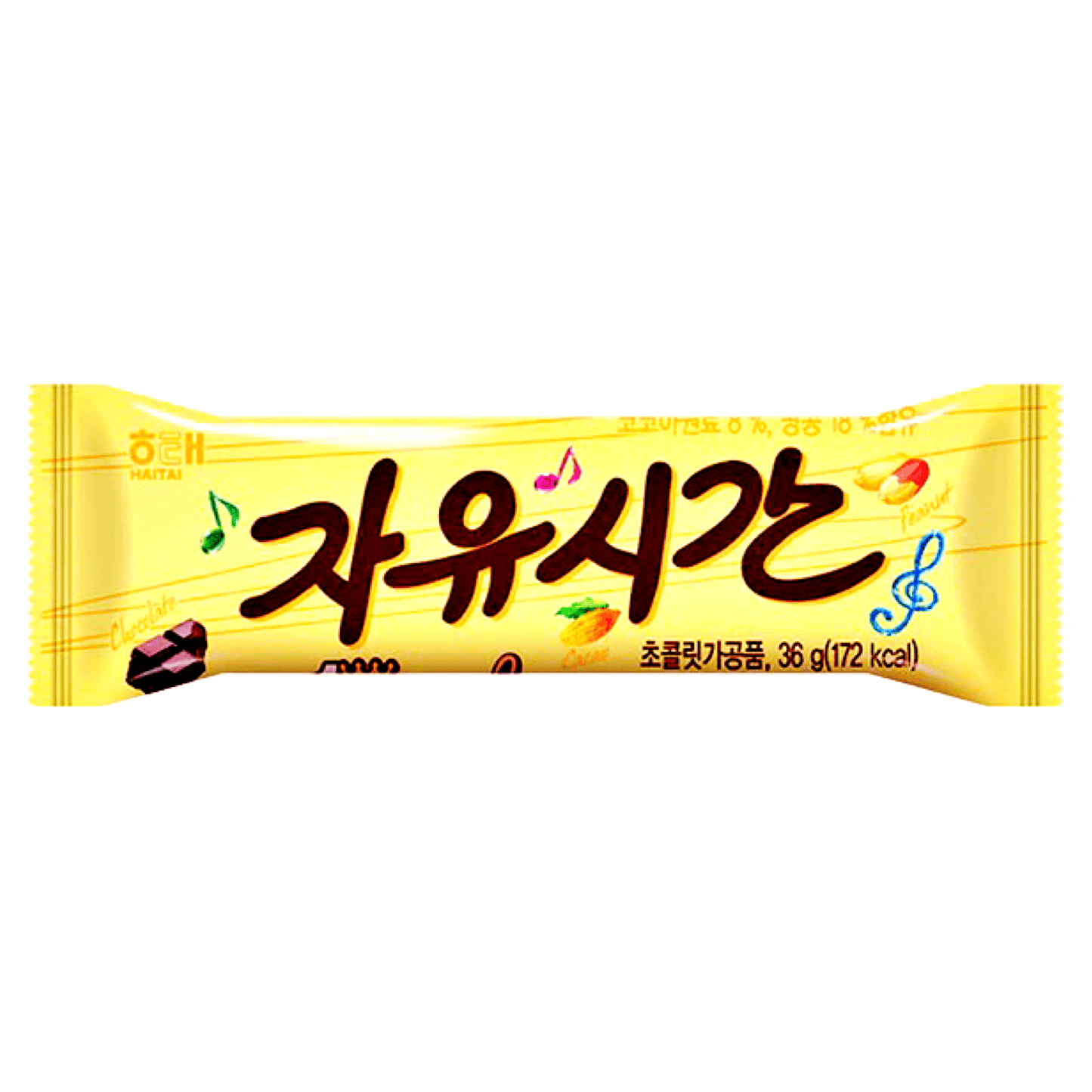 Haitai Free Time Chocolate Bar 36g - The Snacks Box - Asian Snacks Store - The Snacks Box - Korean Snack - Japanese Snack