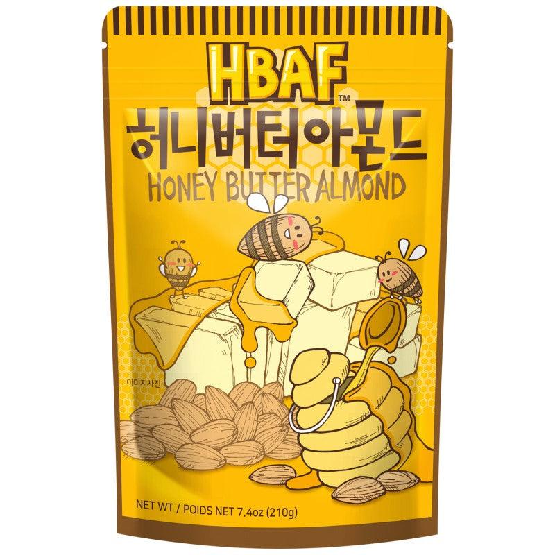 HBAF Honey Butter Almond 210g - The Snacks Box - Asian Snacks Store - The Snacks Box - Korean Snack - Japanese Snack