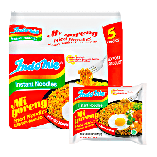 Indomie Migoreng Fried Noodles 5x85g - The Snacks Box - Asian Snacks Store - The Snacks Box - Korean Snack - Japanese Snack