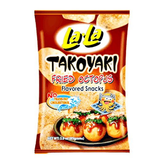 Lala Takoyaki Fried Octopus Flavored Snacks 85g - The Snacks Box - Asian Snacks Store - The Snacks Box - Korean Snack - Japanese Snack