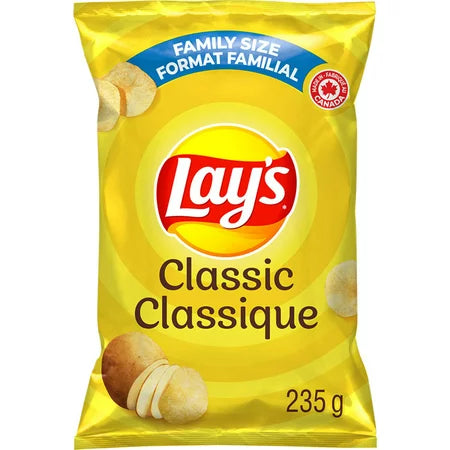 Lay’s Classic Potato Chips 235g - The Snacks Box - Asian Snacks Store - The Snacks Box - Korean Snack - Japanese Snack