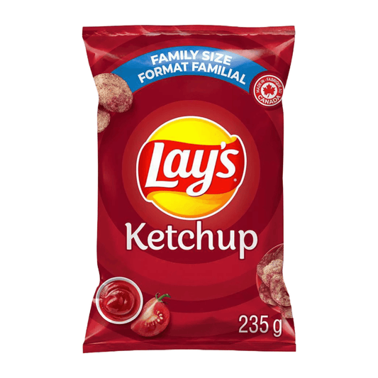 Lay’s Ketchup Potato Chips 235g - The Snacks Box - Asian Snacks Store - The Snacks Box - Korean Snack - Japanese Snack