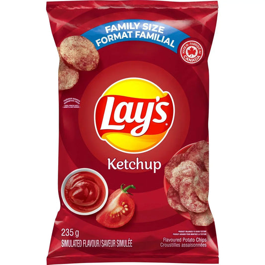 Lay’s Ketchup Potato Chips 235g - The Snacks Box - Asian Snacks Store - The Snacks Box - Korean Snack - Japanese Snack