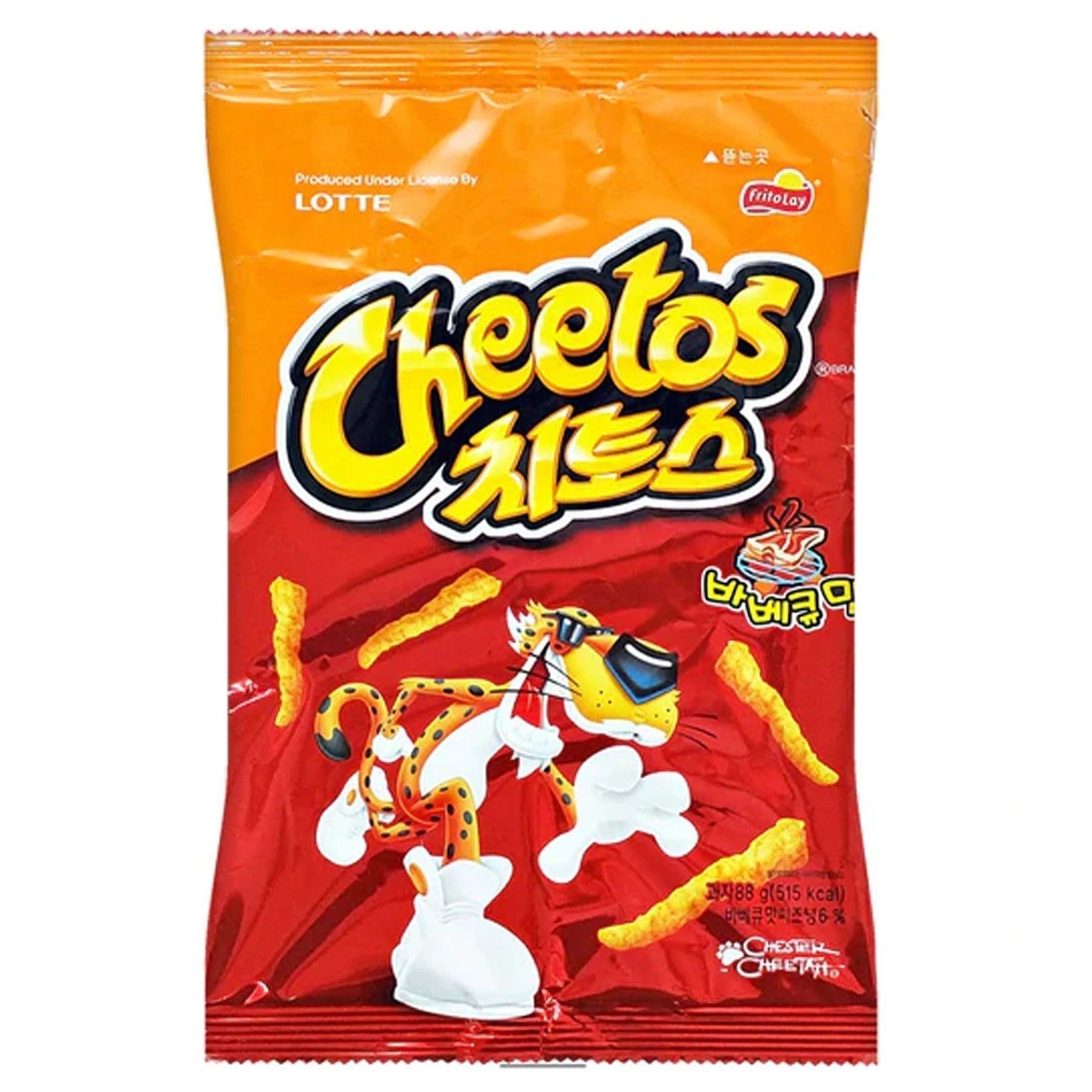 Lotte Cheetos BBQ 82g - The Snacks Box - Asian Snacks Store - The Snacks Box - Korean Snack - Japanese Snack