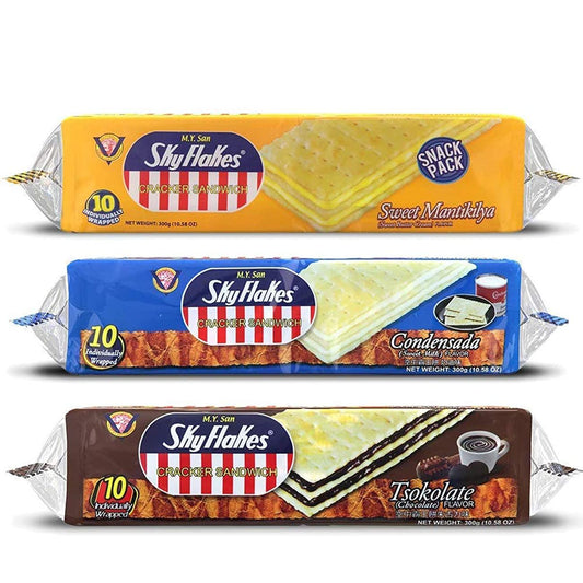 M.Y Sam SkyFlackes Cracker Sandwich - The Snacks Box - Asian Snacks Store - The Snacks Box - Korean Snack - Japanese Snack