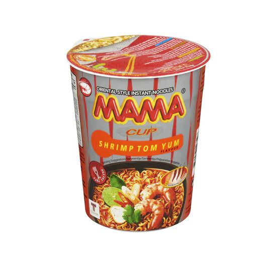 MaMa Shrimp Tom Yum Noodles Cup - The Snacks Box - Asian Snacks Store - The Snacks Box - Korean Snack - Japanese Snack