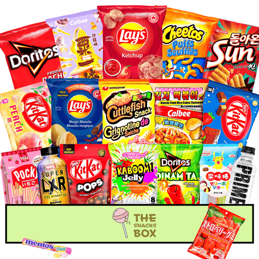 Mega Mystery Snack Box 2 - The Snacks Box - Asian Snacks Store - The Snacks Box - Korean Snack - Japanese Snack