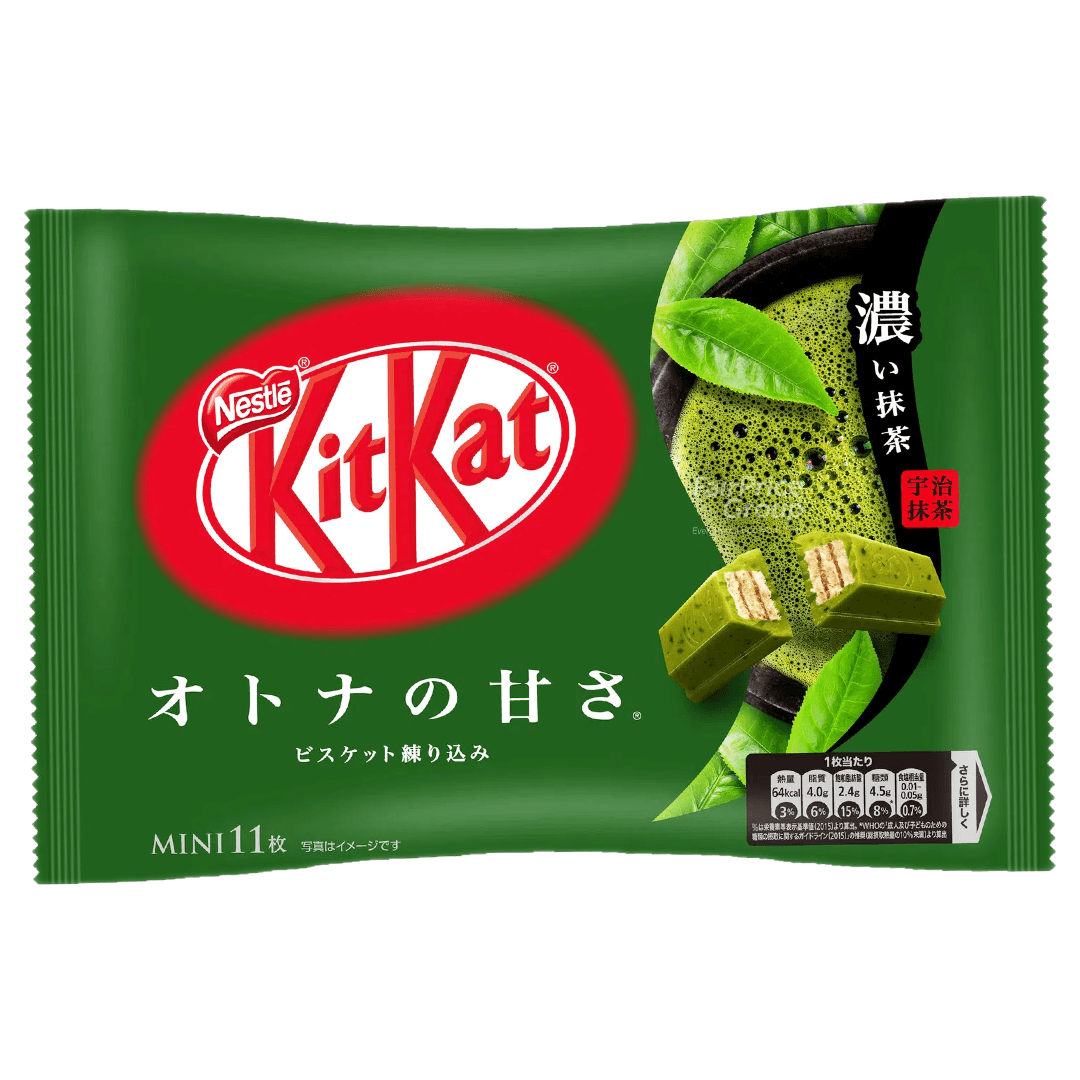 Nestle KitKat Mini Green Tea Matcha 11pcs - The Snacks Box - Asian Snacks Store - The Snacks Box - Korean Snack - Japanese Snack