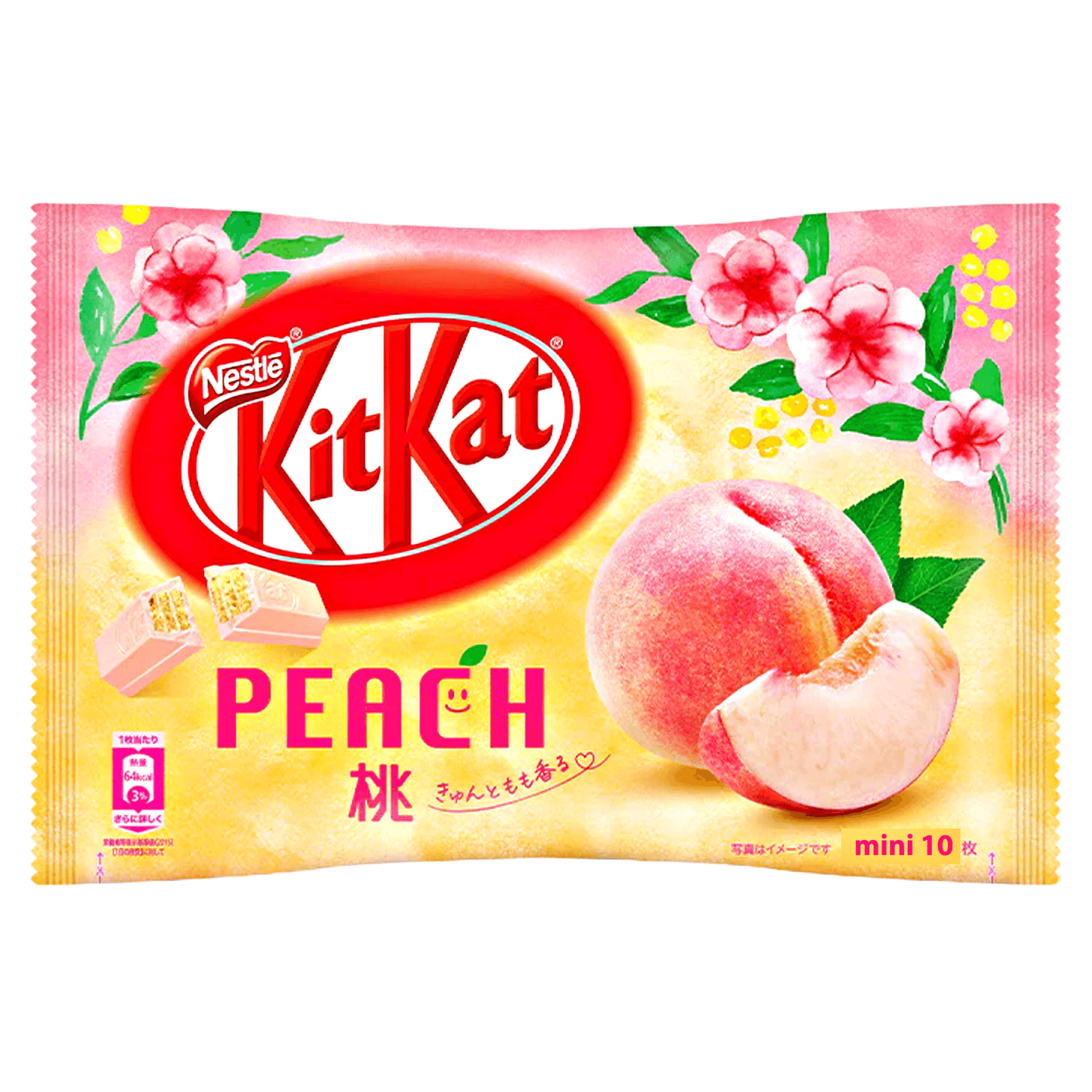 Nestle KitKat Mini Peach 10pcs - The Snacks Box - Asian Snacks Store - The Snacks Box - Korean Snack - Japanese Snack