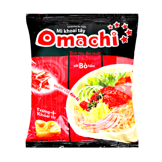 Omachi xốt bò hầm 80g - The Snacks Box - Asian Snacks Store - The Snacks Box - Korean Snack - Japanese Snack