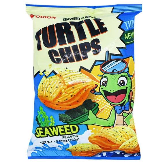Orion Turtle Chips Seaweed Flavor 160g - The Snacks Box - Asian Snacks Store - The Snacks Box - Korean Snack - Japanese Snack