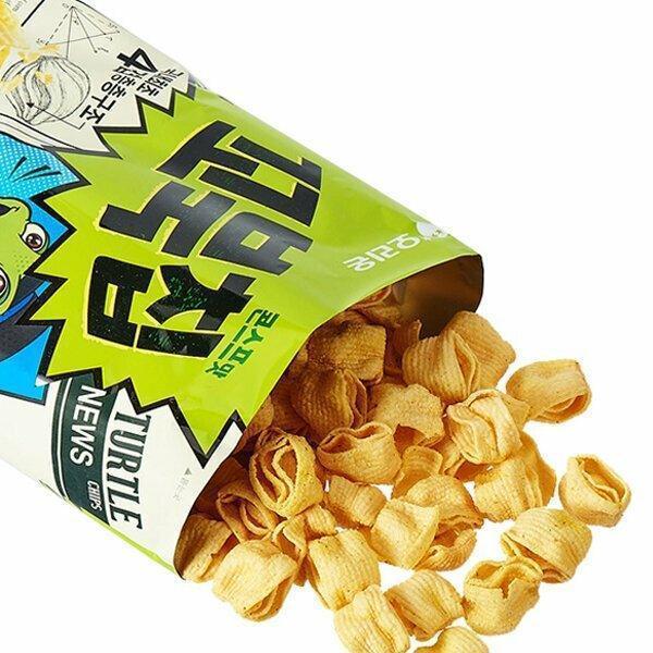 Orion Turtle Chips Sweet Corn 160g - The Snacks Box - Asian Snacks Store - The Snacks Box - Korean Snack - Japanese Snack