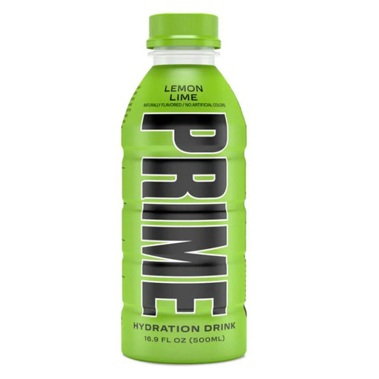 Prime Hydration Drink Lemon Lime 500ml - The Snacks Box - Asian Snacks Store - The Snacks Box - Korean Snack - Japanese Snack