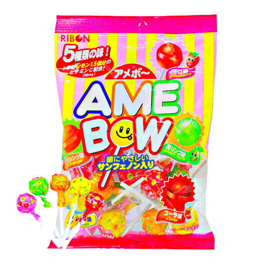 Ribon Mix Fruit Pop Candy(120G) - The Snacks Box - Asian Snacks Store - The Snacks Box - Korean Snack - Japanese Snack