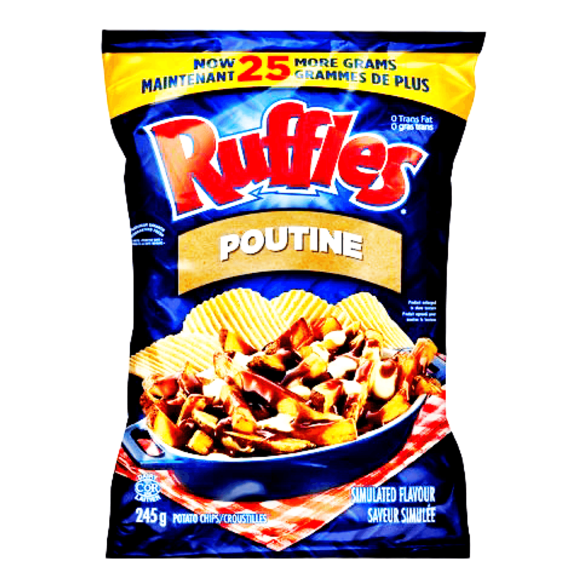 Ruffles Poutine Potato Chips 180g - The Snacks Box - Asian Snacks Store - The Snacks Box - Korean Snack - Japanese Snack