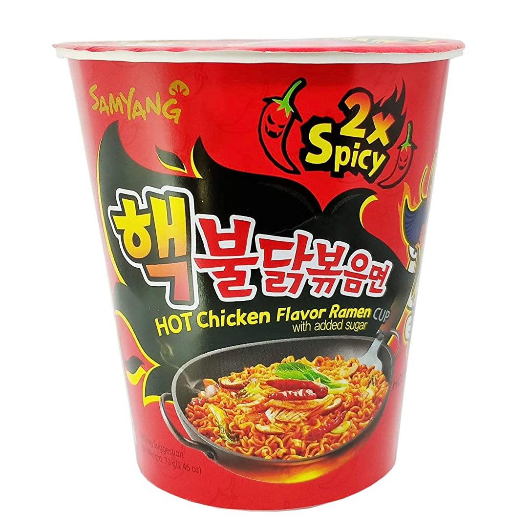 Samyang 2X Spicy Chicken Flavor Cup - The Snacks Box - Asian Snacks Store - The Snacks Box - Korean Snack - Japanese Snack