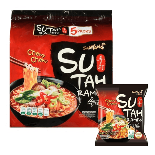 SamYang Sutah Ramen [5 Pack] - The Snacks Box - Asian Snacks Store - The Snacks Box - Korean Snack - Japanese Snack