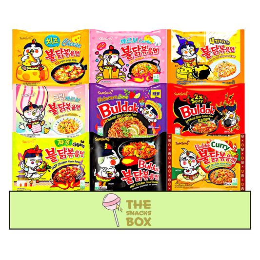 Spicy Lover Box - The Snacks Box - Asian Snacks Store - The Snacks Box - Korean Snack - Japanese Snack