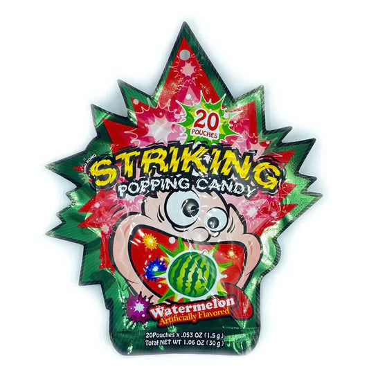 Striking Popping Candy Watermelon - The Snacks Box - Asian Snacks Store - The Snacks Box - Korean Snack - Japanese Snack