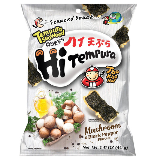 Tao Kae Noi Seaweed Mushroom & Black Pepper - The Snacks Box - Asian Snacks Store - The Snacks Box - Korean Snack - Japanese Snack