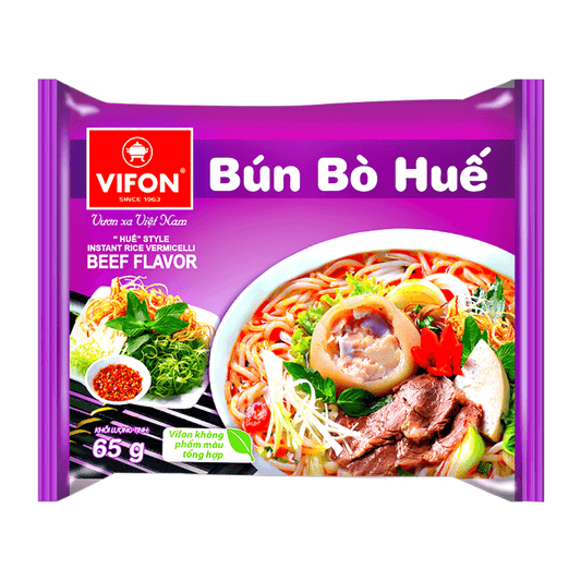 Vifon “Hue” Style Instant Vermicelli Beef Flavor 65g - The Snacks Box - Asian Snacks Store - The Snacks Box - Korean Snack - Japanese Snack
