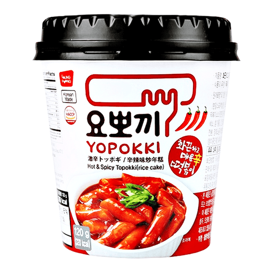Young Poong Yopokki Hot & Spicy Cup - The Snacks Box - Asian Snacks Store - The Snacks Box - Korean Snack - Japanese Snack